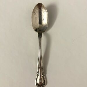Haddon Plate Silver Spoon Engraved